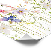 Poster Little Butterfly 1er Birthday Food (Coin)