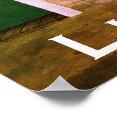 Poster Little Compton, RI Summer Beach Cabanas (LC) (Coin)