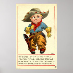 Poster Little Cowboy