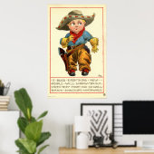 Poster Little Cowboy (Bureau à domicile)