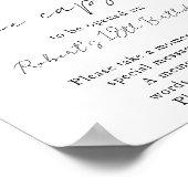 Poster Little Croissant Time Capsule 1er anniversaire (Coin)