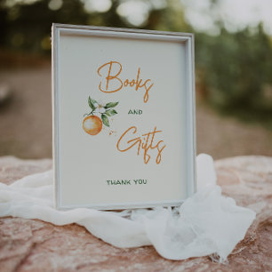 Poster Little Cutie Citrus Baby showers Livres et Cadeaux