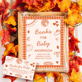 Poster Little Cutie Pie On The Way! Fall Baby Shower Book