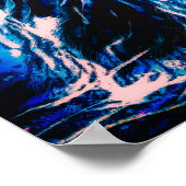 Poster Little Doggy en bleu (Coin)