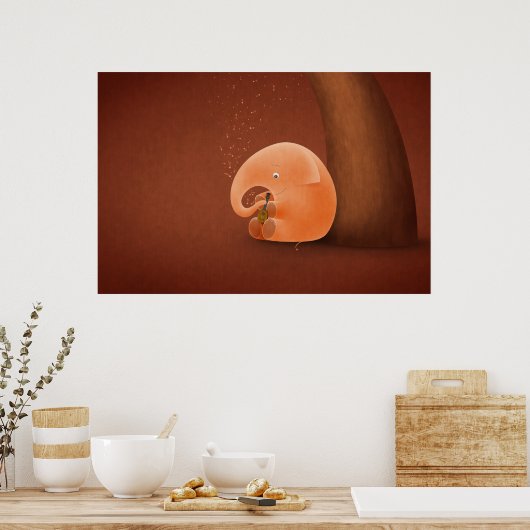 Poster Little Elephant, Big Ukulele (Cuisine)