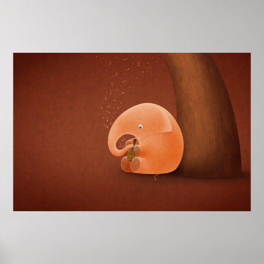 Poster Little Elephant, Big Ukulele (Devant)