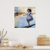 Poster "Little Eml’y" De Jessie Willcox Smith (Cuisine)