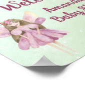 Poster Little Fairy Whimsical Baby Shower Welcome (Coin)