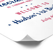 Poster Little Firecracker 4 juillet 1er anniversaire (Coin)