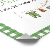 Poster Little Fisherman Baby Shower Favors (Coin)