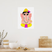 Poster Little Ganesha (Cuisine)