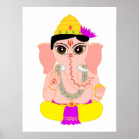 Poster Little Ganesha