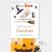 Poster Little ghost - Combien de bonbons
