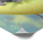 Poster Little Girl Angel at Play (Coin)