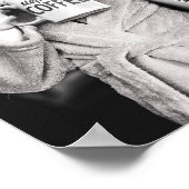 Poster Little Girl Drinking Coffee (Coin)