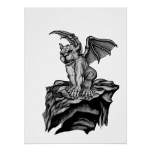 Poster Little Golem Gargoyle