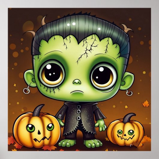 Poster Little Halloween Frankenstein (Devant)