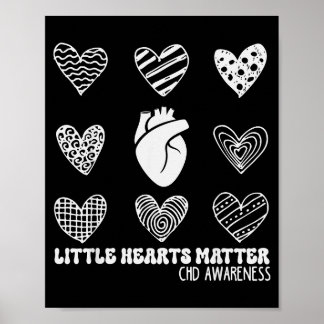 Poster Little Hearts Chd Heart Disease Awareness Month Wo