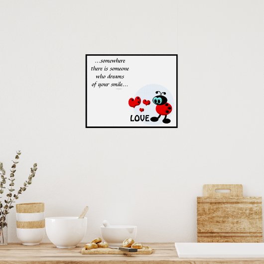 Poster Little Love Bug (Cuisine)