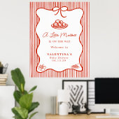 Poster Little Meatball Italian Theme Baby Shower  (Bureau à domicile)