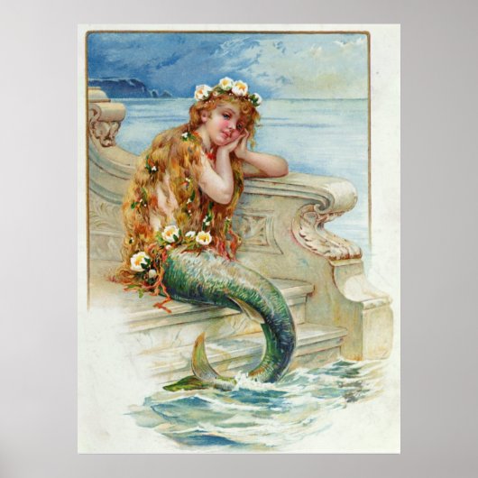 Poster Little Mermaid, par Hans Christian Andersen (Devant)