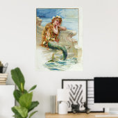 Poster Little Mermaid, par Hans Christian Andersen (Bureau à domicile)