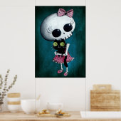 Poster Little Miss Death - Halloween Beauté (Cuisine)