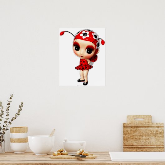 Poster Little Miss Ladybug (Cuisine)