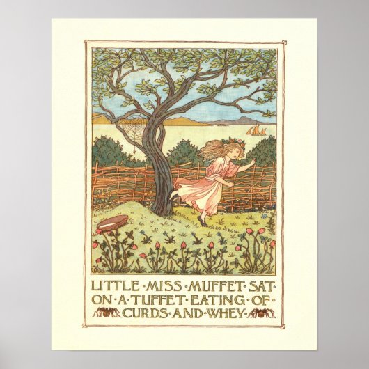 Poster "Little Miss Muffet" (Devant)