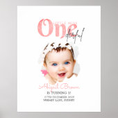 Poster Little miss onderful 1er anniversaire (Devant)