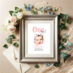 Poster Little miss onderful 1er anniversaire