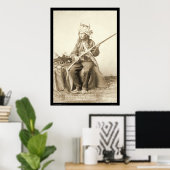 Poster Little, Oglala Indian Pine Ridge SD 1890 (Bureau à domicile)