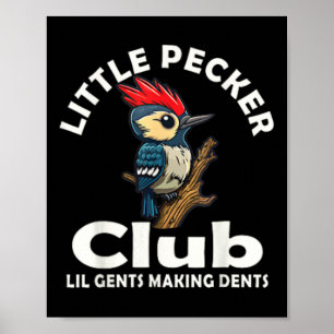 Poster Little Pecker Club Chemise Avant Et Arrière
