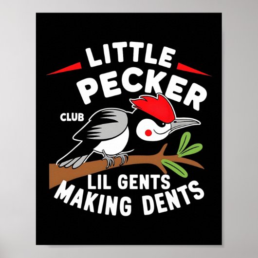 Poster Little Pecker Club Lil Gents Fabriquant Des Dents  (Devant)