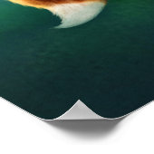 Poster Little Prince and Fox. Nursery Art Illustration (Coin)