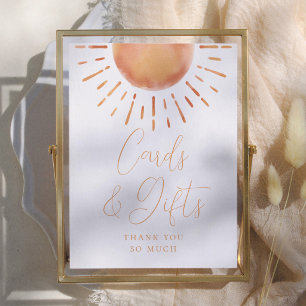 Poster Little Ray of Sunshine Baby Douche Cartes et cadea