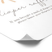 Poster Little Ray of Sunshine Baby shower Déchets Raffle (Coin)