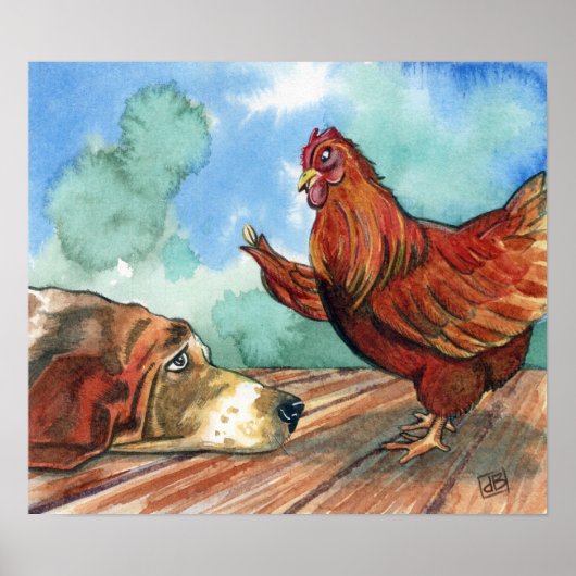 Poster Little Red Hen (Devant)