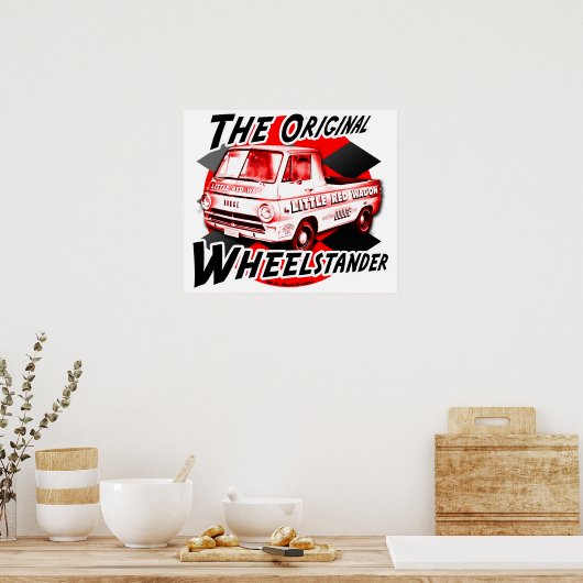 Poster Little Red Wagon (Cuisine)