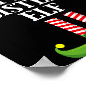 Poster Little Sister Elf Matching Family Group Christmas  (Coin)