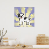 Poster Little Star Staffordshire Bull Terrier (Cuisine)