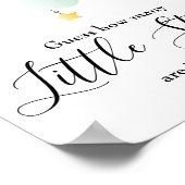Poster Little Stars Baby Shower Game Sign (Coin)