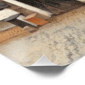 Poster Little Street Johannes Vermeer Glossy (Coin)