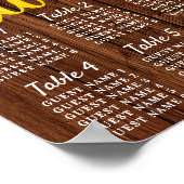 Poster Little Sunflower 2e Anniversaire Carte de siège (Coin)