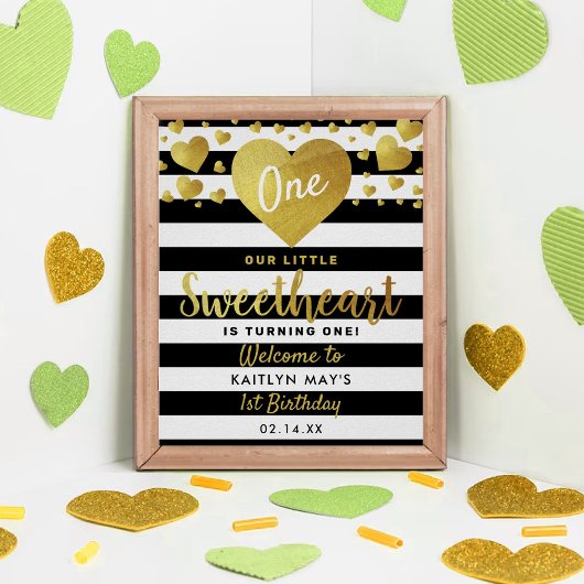 Poster Little Sweetheart Saint-Valentin N'importe quel âg