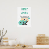 Poster Little Viking Wall Art (Cuisine)