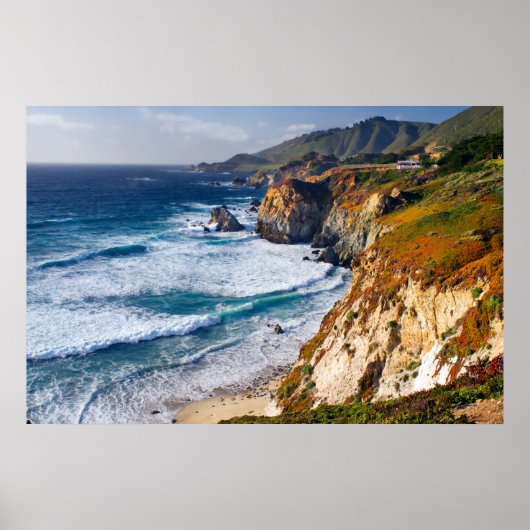 Poster Littoral | Big Sur, Californie (Devant)