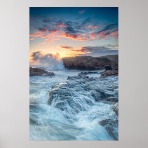 Poster Littoral Carmel California