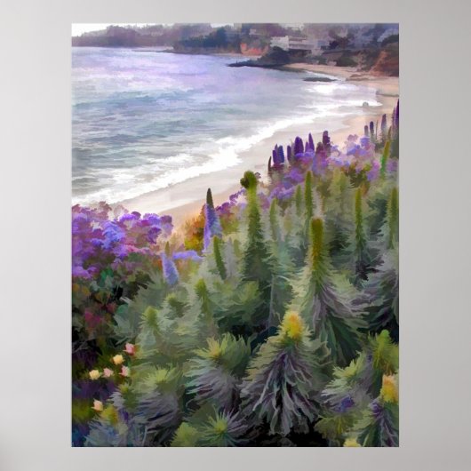 Poster Littoral de floraison (Devant)