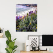 Poster Littoral de floraison (Bureau à domicile)